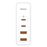 Baseus GaN2 Pro greitas įkroviklis 100W USB / USB Type-C Quick Charge 4+ Power Delivery baltas