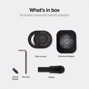 Spigen Gearlock MS100 dviračio rankenos laikiklis juodas