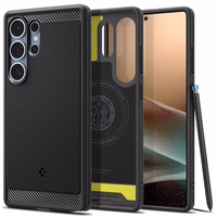 Spigen Rugged Armor Mag dėklas Samsung Galaxy S25 Ultra - juodas