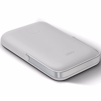 UNIQ Powerbank Hoveo 5000mAh USB-C 20W PD Fast charge Wireless Magnetic jasnoszary/chalk pilkas