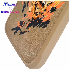 Nimmy Tiger magnetinis dėklas telefonui iPhone 16 - rudas