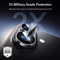 ESR Armorite kameros dangtelis iPhone 16 / 16 Plus / 17 - skaidrus