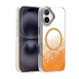 Epoxy Mag dėklas skirtas iPhone 17 6,3'' oranžinis