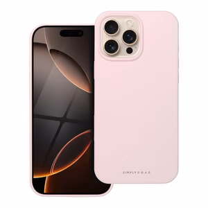 ROAR dėklas CLOUD SKIN telefonui IPHONE 16 Pro Max šviesiai rožinis