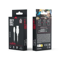 Kabelis USB - USB-C 1,0 m 1A baltas