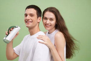Oclean W10 burnos irigatorius, žalias, 2 antgaliai