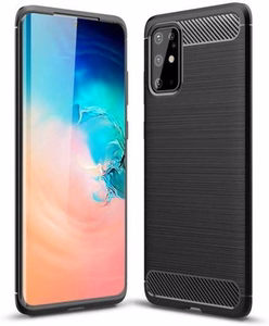 dėklas CARBON LUX juodas SAMSUNG GALAXY NOTE 20 PLUS