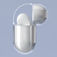 Dėklas AirPods 3 kietas ir tvirtas ausinių dėklas skaidrus (dėklas A)