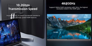 Kabelis USB-C - HDMI, 4K, Ultra HD, 3m, 1.4 ver.
