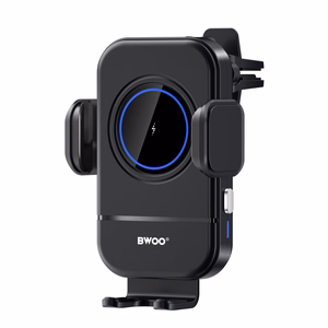 BWOO Automatic 15W Belaidis Įkroviklis Car Laikiklis ZJ137
