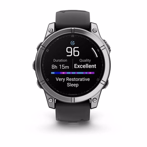 Išmanusis laikrodis Garmin Fenix E Steel juodas