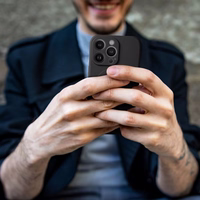 SILICONE MAG COVER dėklas telefonui suderinamas su Magnetiniu SAMSUNG A55 juoda