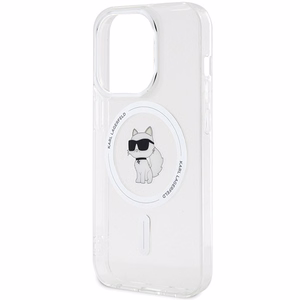 Karl Lagerfeld IML Choupette MagSafe dėklas iPhone 13 Pro Max - permatomas