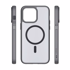 Etteri matinis Mag dėklas telefonui iPhone 15 Pro 6,1 (m) - juodas (m)