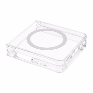 Skaidrus „4sF-S Clear“ dėklas su „MagSafe“ palaikymu, skirtas „Samsung Galaxy Z Flip8“