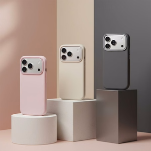 Dėklas skirtas iPhone 15 Forcell F-Protect Frame Premium suderinamas su Magsafe rožinis