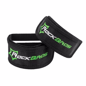 Rockbros GZT1001BK dviračio pedalų dirželiai, 2 vnt. - juodi