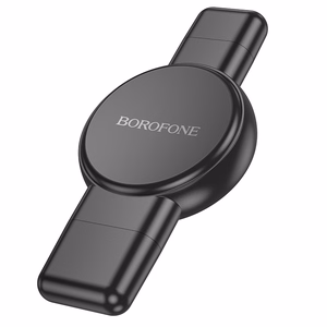 Borofone belaidis indukcinis įkroviklis išmaniajam laikrodžiui BQ31 nešiojamas 2,5W iWatch 1-9, SE/SE2, Ultra/Ultra2, Samsung Watch 1-7, Ultra juodas