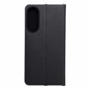 LUNA Book Carbon dėklas telefonui SAMSUNG S25 Edge juodas