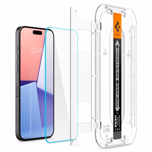 Spigen Glas.tR EZ Fit grūdintas stiklas iPhone 15 Pro - 2 vnt.