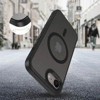 Tech-Protect MagMat MagSafe iPhone 16e dėklas – matinės juodos spalvos