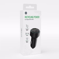 Forever recycling Automobilinis įkroviklis su USB-C USB-A 32W LS-AC-32