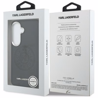 Karl Lagerfeld dėklas Perforated KL MagSafe Samsung Galaxy S26 Plus juodas