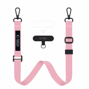 TECH-PROTECT C6S virvinis crossbody dirželis šviesiai rožinė