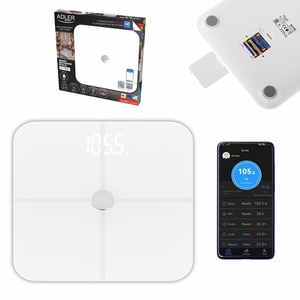 ADLER AD 8187 bathroom scales, white