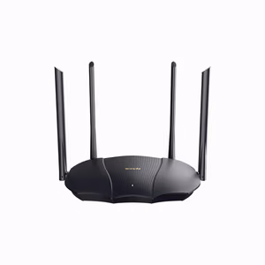 Tenda TX9 PRO belaidis maršrutizatorius Gigabitinis eternetas Dviguba juosta (2,4 GHz / 5 GHz) Juoda