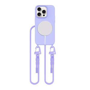 Tech-Protect MagNecklace Magnetinis dėklas telefonui iPhone 15 Pro - levandų
