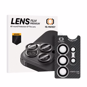 Apsauginis grūdintas stiklas Tel Protect 3D Lens Aramid Series on camera for Samsung Galaxy S26 Ultra (lęšis 5 vnt.)