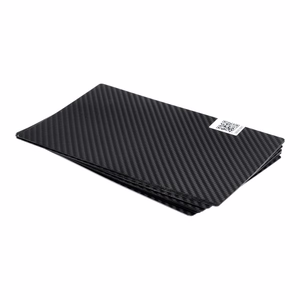 Plėvelė galiniam dangteliui 180 x 120 mm 10 vnt. - karbonas