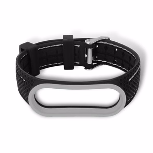 Elastomerinis dirželis LIFESTYLE XIAOMI Mi Band 7 juodas (03)