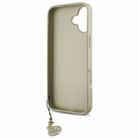 Guess 4G Charms Kolekcijos dėklas iPhone 16 Plus - rudas