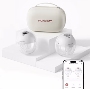 Momcozy M5 Pientraukis su programėlės valdymu – dvigubas rinkinys Pilkas
