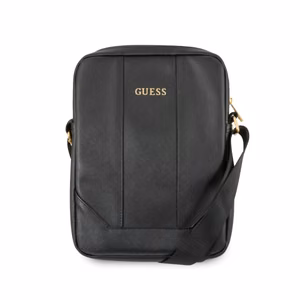 Сумка для планшета Guess Saffiano 10" - чёрная