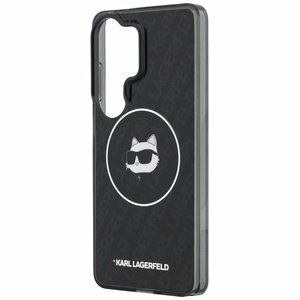 Karl Lagerfeld dėklas IML Repeated Choupette MagSafe skirtas Samsung Galaxy S26 Ultra juodas