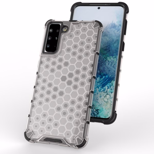 Honeycomb Case бронированный чехол с TPU бампером для Samsung Galaxy S21+ 5G (S21 Plus 5G) синий
