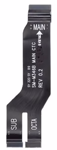 Lanksčioji jungtis Samsung M346 M34 5G pagrindinė (SUB-OCTA) originali (service pack)