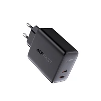 Acefast įkroviklis 2x USB Type C 40W, PPS, PD, QC 3.0, AFC, FCP juodas (A9 juodas)