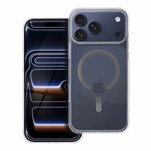 Drop Glue Spalvotas Žiedas Magnetinis Dėklas suderinamas su MagSafe IPHONE 17 Pro Max pilka