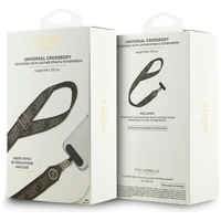 GUESS universalis dirželis GUUCNP4DGMW (4G PU dirželis, rišiklis, Strass metalo logotipas) rudas