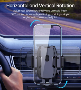 Automobilinis telefono laikiklis Choetech H043 juodas