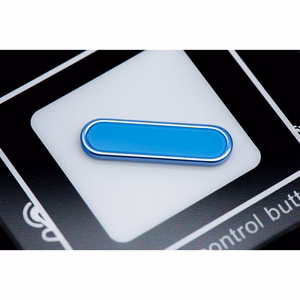 Dėklas telefonui (m) Camera Control su aktyviu mygtuku, skirtas IPHONE 16 serijos dėklams Drop Glue / Clear Mag Cover - mėlynas (m)