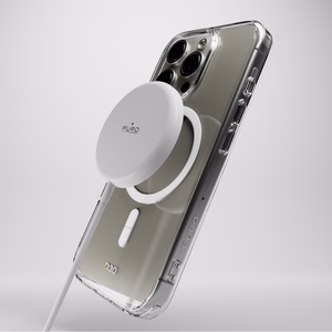 Puro Impact Clear D3O MagSafe silikono dėklas iPhone 16 Pro - skaidrus