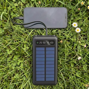 Setty solar power bank SLR-100 10000 mAh juodas