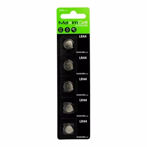 MaximCell Alkaline batteries LR44 - 5pcs