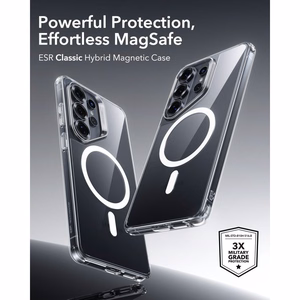 "ESR Classic Hybrid MagSafe" dėklas "Samsung Galaxy S26 Ultra" - skaidrus