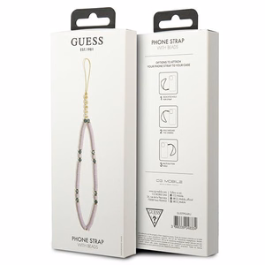 Guess Phone dirželis Beads Heishi Lilac
